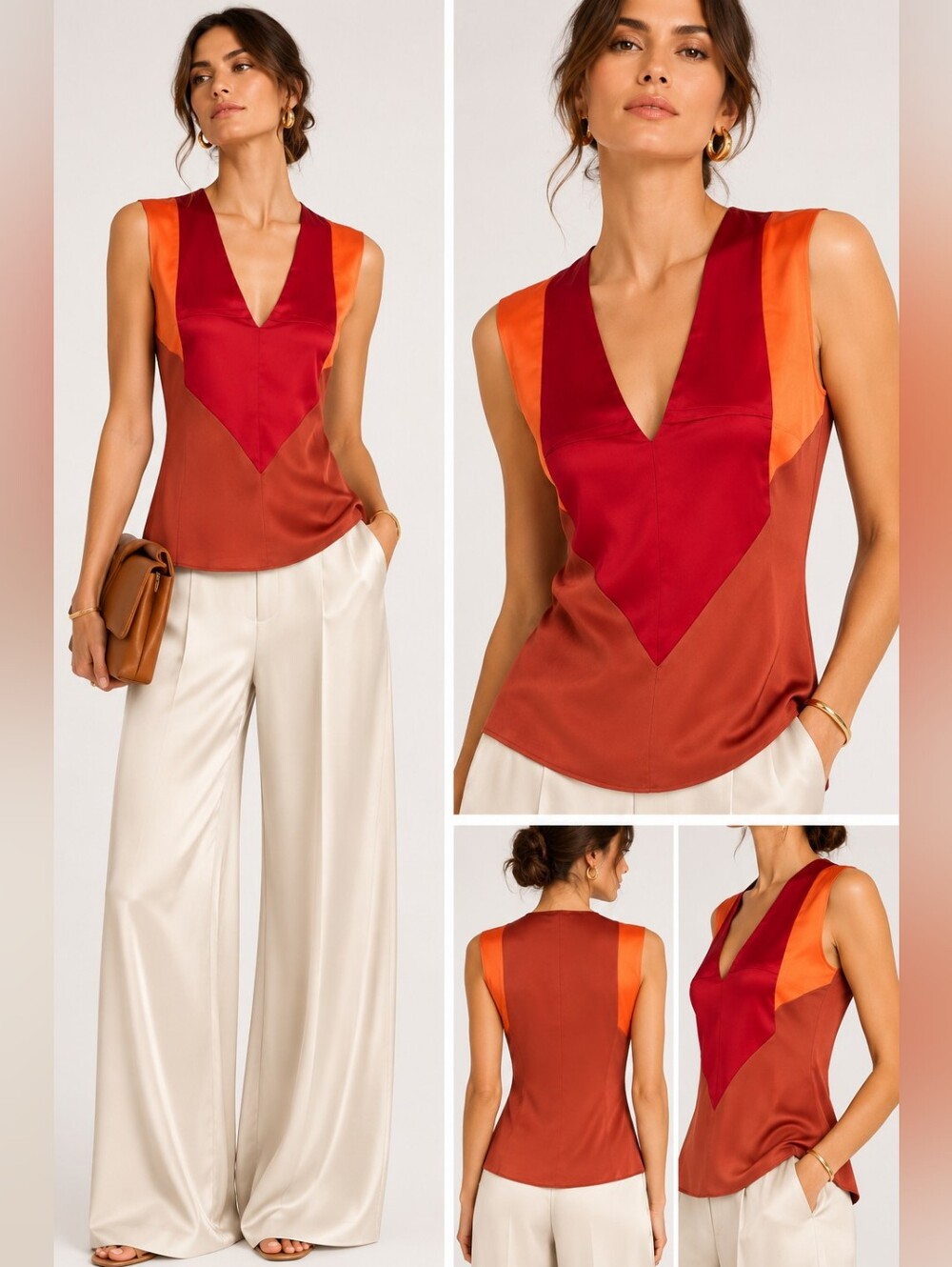 EUC Prabal Gurung Silk Satin Top Size XS/S